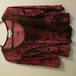 Long sleeve blouse size medium